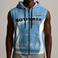 Personalized Botswana Athletics Sleeveless Zip Hoodie Go Champions - African Pride