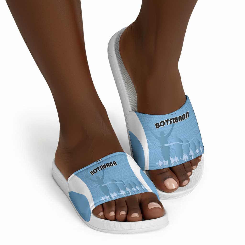 Botswana Athletics Slide Sandals Go Champions Go