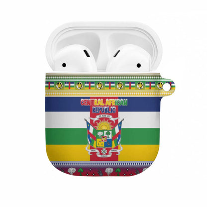 Central African Republic Christmas AirPods Case Joyeux Noel