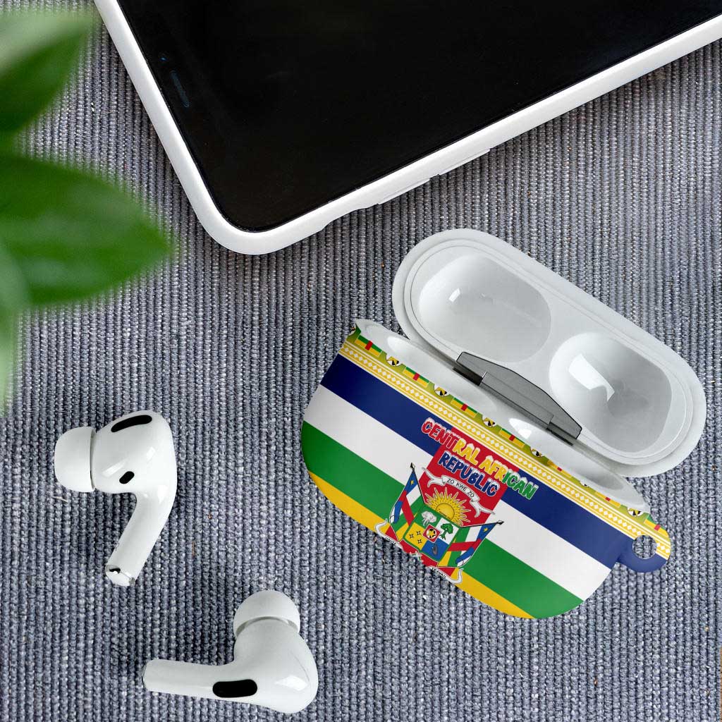 Central African Republic Christmas AirPods Case Joyeux Noel