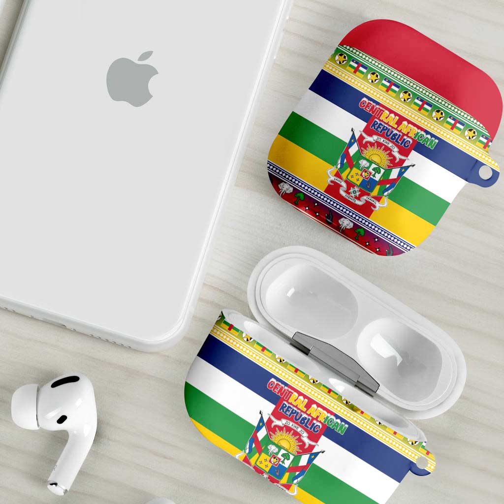 Central African Republic Christmas AirPods Case Joyeux Noel