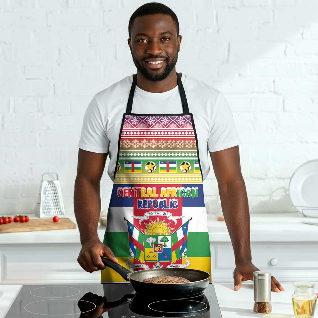 Central African Republic Christmas Apron Joyeux Noel