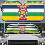 Central African Republic Christmas Auto Sun Shade Joyeux Noel