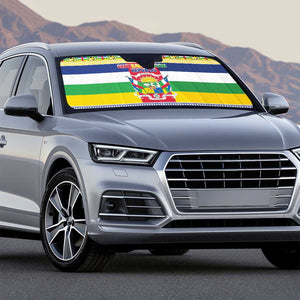 Central African Republic Christmas Auto Sun Shade Joyeux Noel
