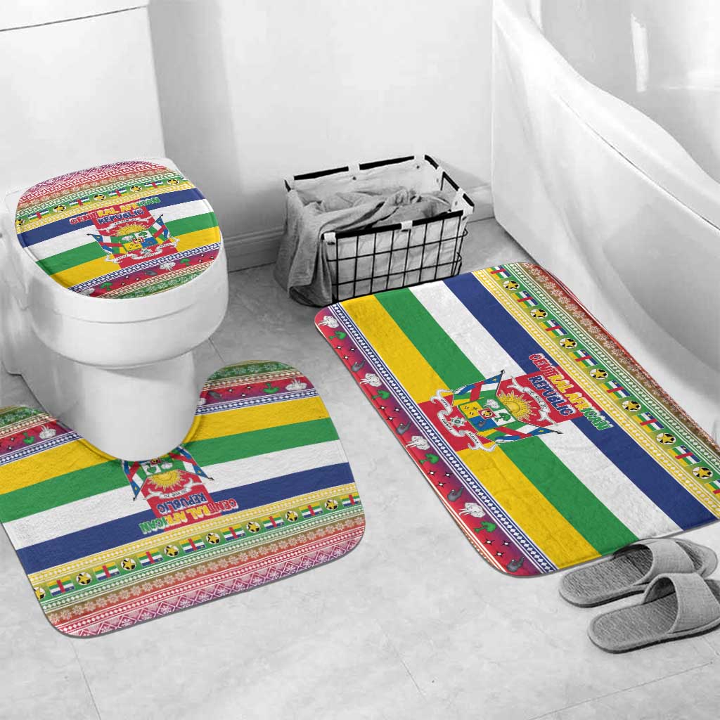 Central African Republic Christmas Bathroom Set Joyeux Noel