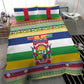 Afro Christmas in Central African Republic Bedding Set Merry Christmas - African Pride