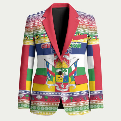 Central African Republic Christmas Blazer Joyeux Noel