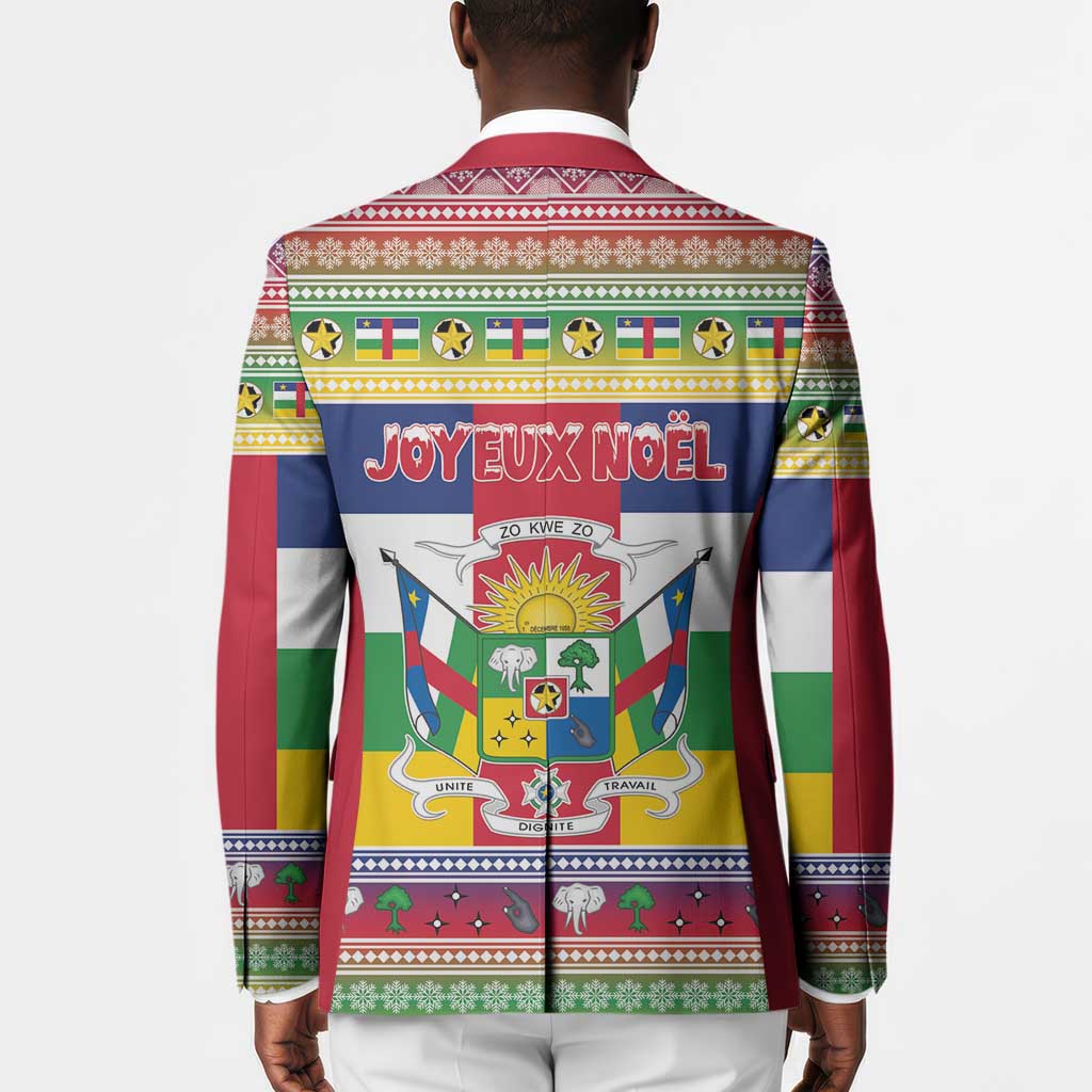 Central African Republic Christmas Blazer Joyeux Noel