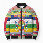 Central African Republic Christmas Bomber Puffer Jacket Joyeux Noel
