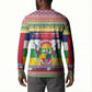 Central African Republic Christmas Button Sweatshirt Joyeux Noel