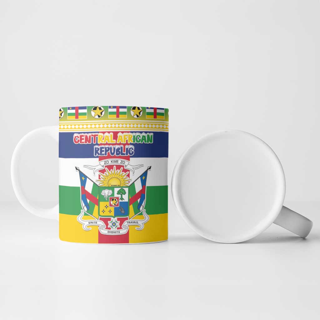 Central African Republic Christmas Ceramic Mug Joyeux Noel