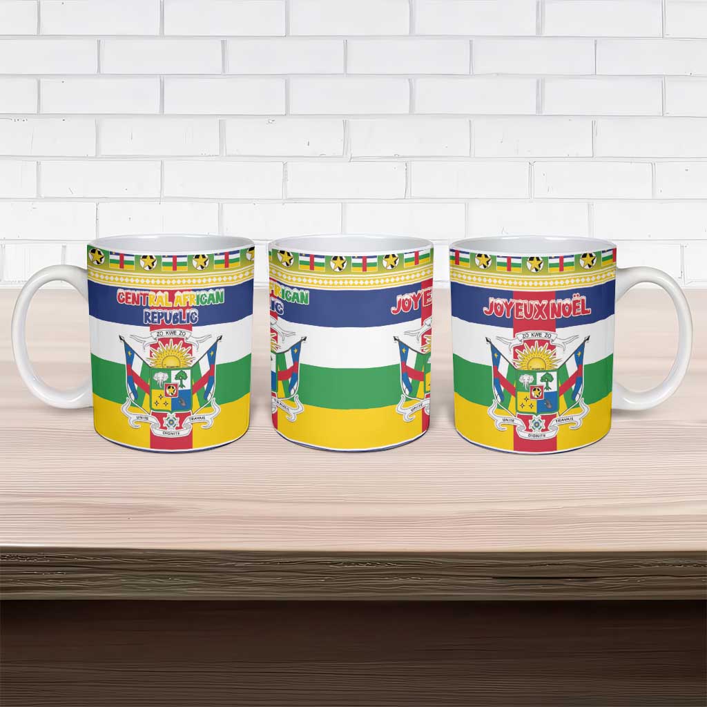 Central African Republic Christmas Ceramic Mug Joyeux Noel