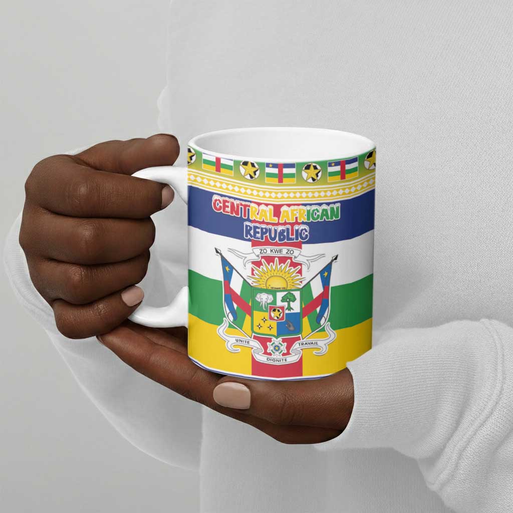Central African Republic Christmas Ceramic Mug Joyeux Noel