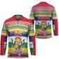 Central African Republic Christmas Hockey Jersey Joyeux Noel