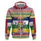 Afro Christmas in Central African Republic Hoodie Merry Christmas - African Pride
