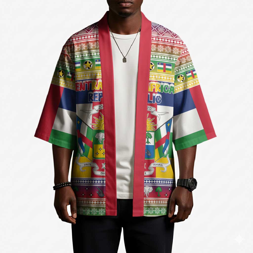 Central African Republic Christmas Kimono Joyeux Noel