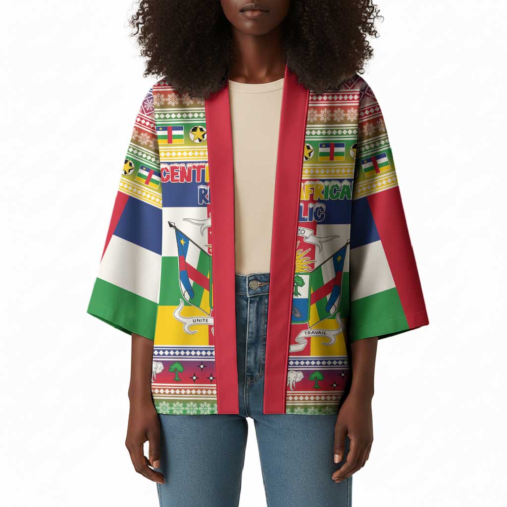 Central African Republic Christmas Kimono Joyeux Noel