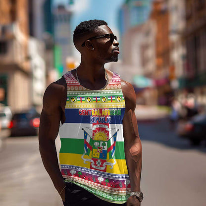 Afro Christmas in Central African Republic Men Tank Top Merry Christmas - African Pride