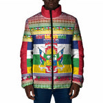 Central African Republic Christmas Padded Jacket Joyeux Noel