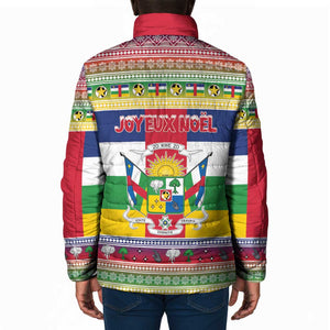 Central African Republic Christmas Padded Jacket Joyeux Noel