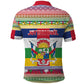 Afro Christmas in Central African Republic Polo Shirt Merry Christmas - African Pride