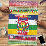Central African Republic Christmas Puzzle Joyeux Noel
