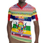 Afro Christmas in Central African Republic Rugby Jersey Merry Christmas - African Pride