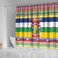 Afro Christmas in Central African Republic Shower Curtain Merry Christmas - African Pride