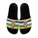 Central African Republic Christmas Slide Sandals Joyeux Noel