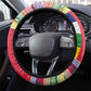 Afro Christmas in Central African Republic Steering Wheel Cover Merry Christmas - African Pride