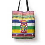 Central African Republic Christmas Tote Bag Joyeux Noel