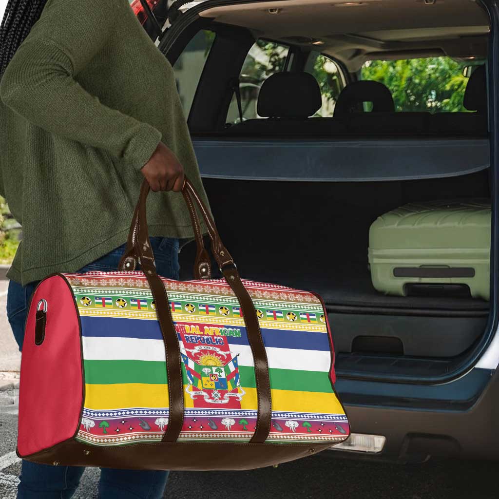 Central African Republic Christmas Travel Bag Joyeux Noel
