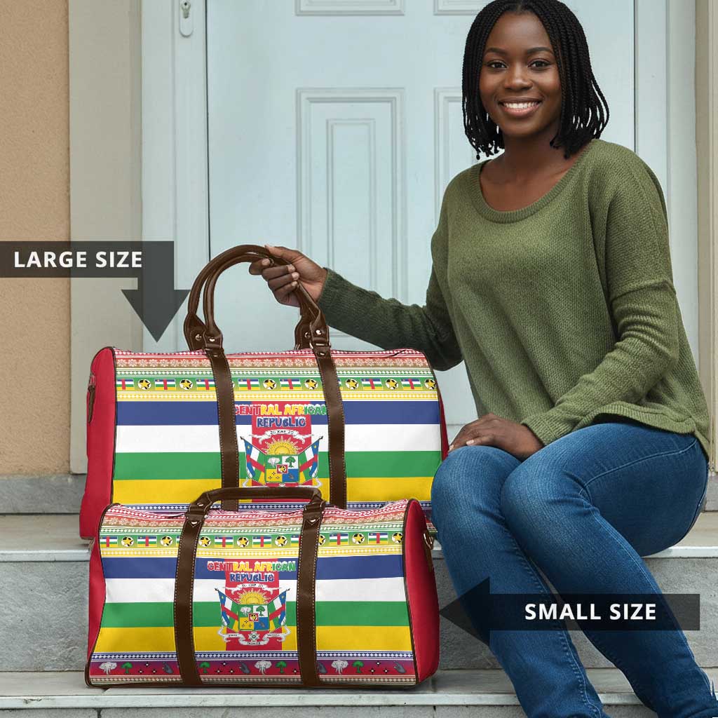 Central African Republic Christmas Travel Bag Joyeux Noel