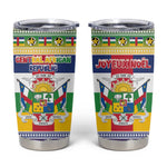 Afro Christmas in Central African Republic Tumbler Cup Merry Christmas - African Pride