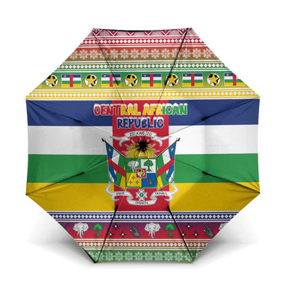 Central African Republic Christmas Umbrella Joyeux Noel