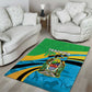 Tanzania Uhuru Day Area Rug Coat Of Arms - Sports Style - African Pride