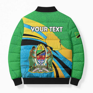 Personalized Tanzania 1963 Bomber Puffer Jacket Happy Independence Day