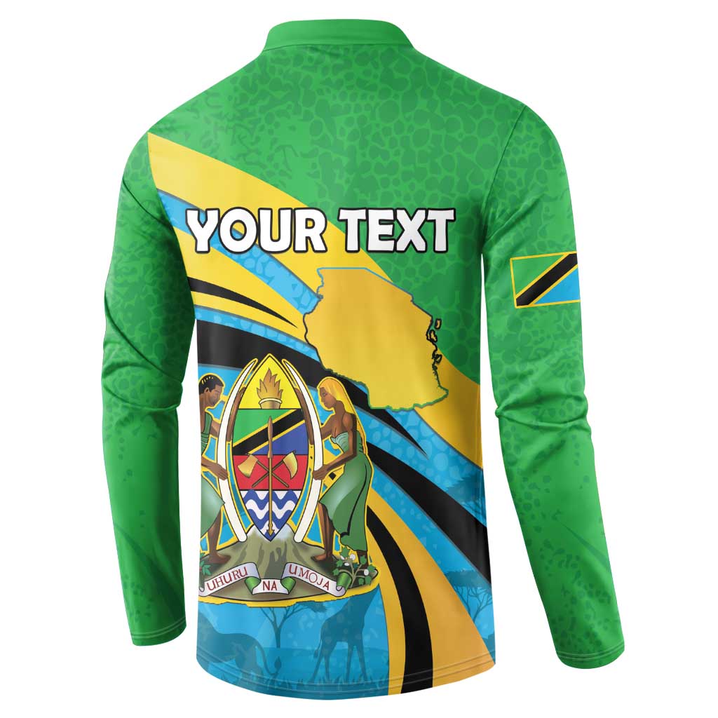 Personalized Tanzania 1963 Button Sweatshirt Happy Independence Day