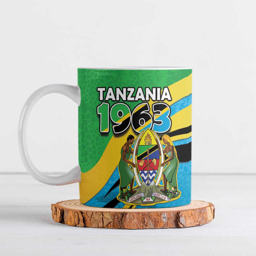 Personalized Tanzania 1963 Ceramic Mug Happy Independence Day