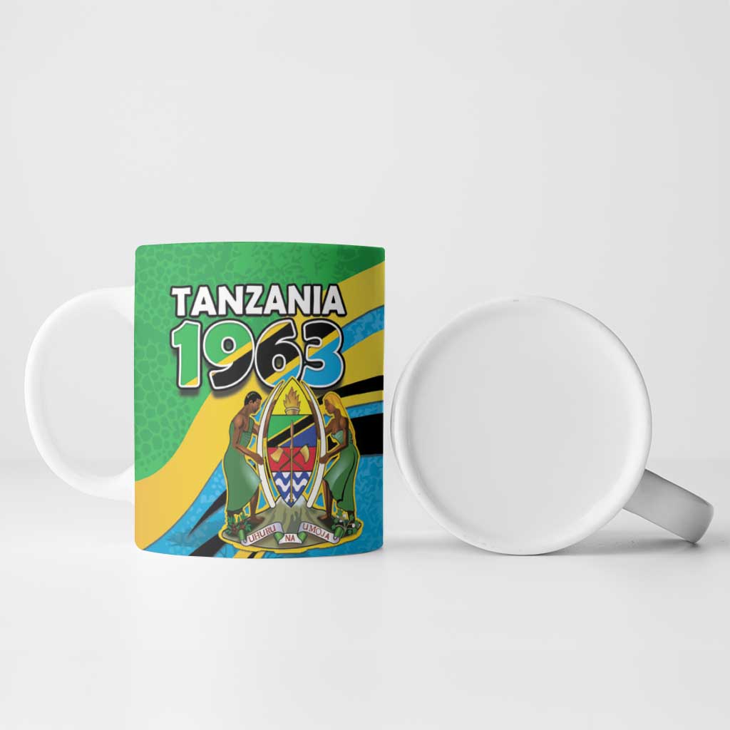 Personalized Tanzania 1963 Ceramic Mug Happy Independence Day