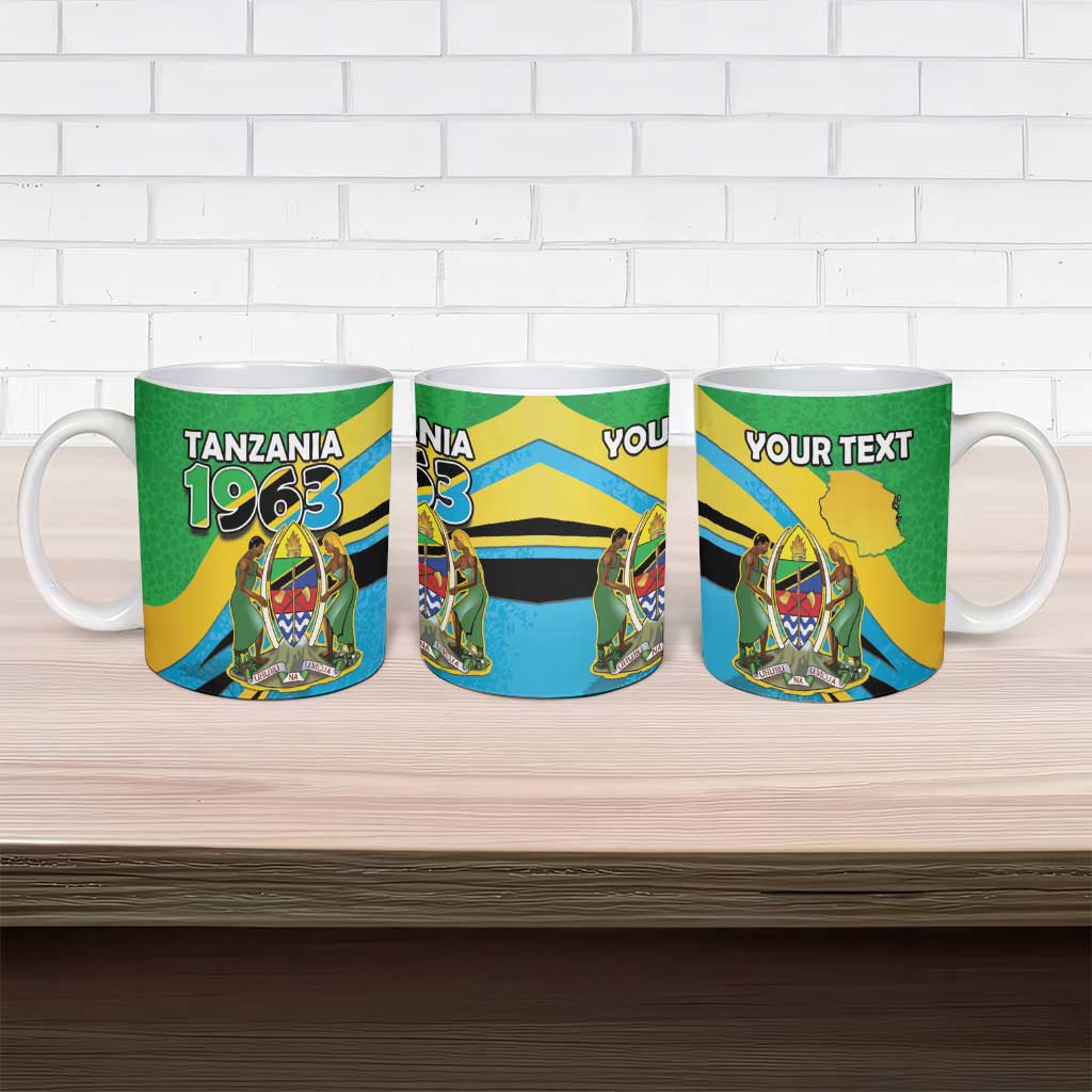 Personalized Tanzania 1963 Ceramic Mug Happy Independence Day