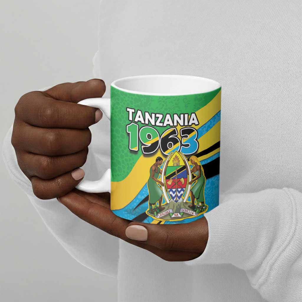 Personalized Tanzania 1963 Ceramic Mug Happy Independence Day