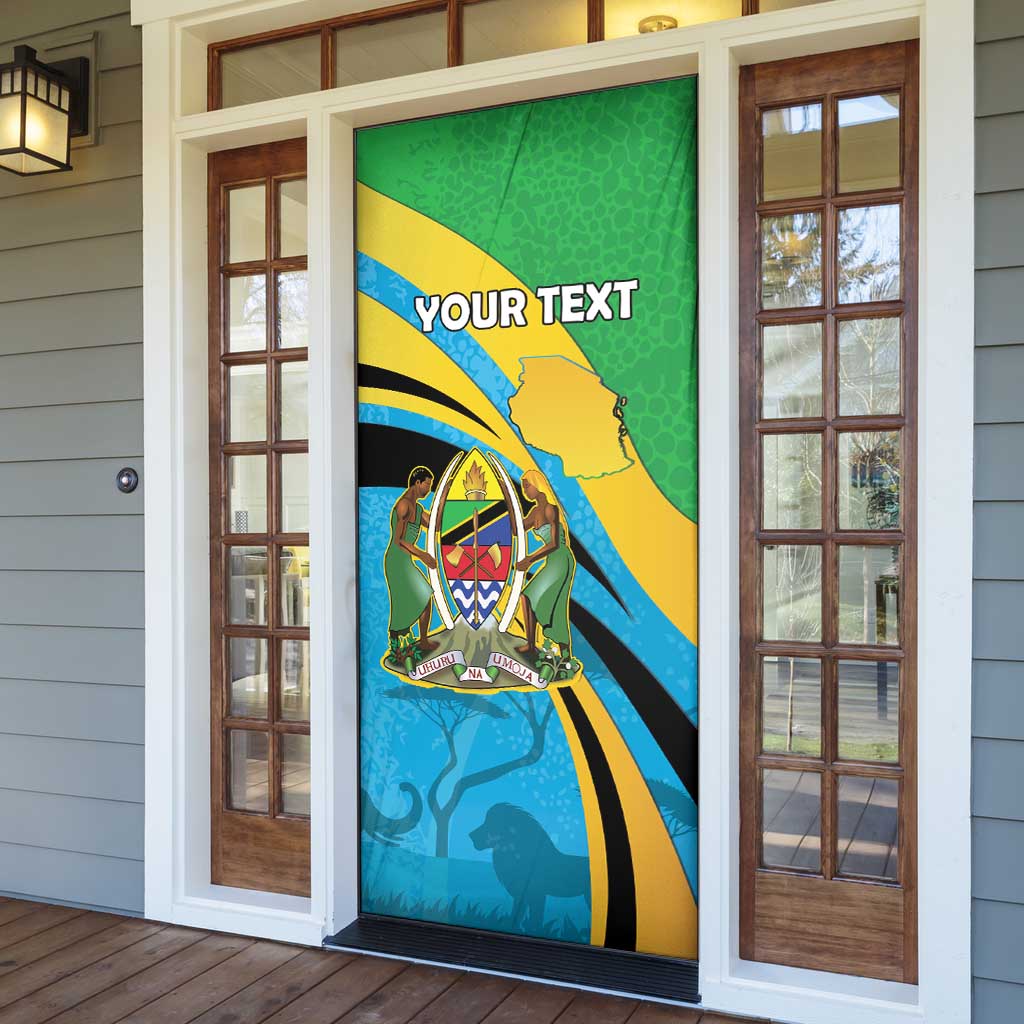 Personalized Tanzania 1963 Door Cover Happy Independence Day