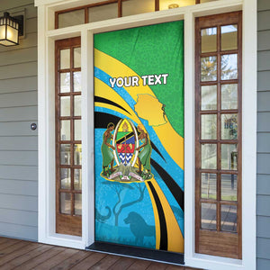 Personalized Tanzania 1963 Door Cover Happy Independence Day