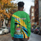 Personalized Tanzania Uhuru Day Long Sleeve Shirt Coat Of Arms - Sports Style - African Pride