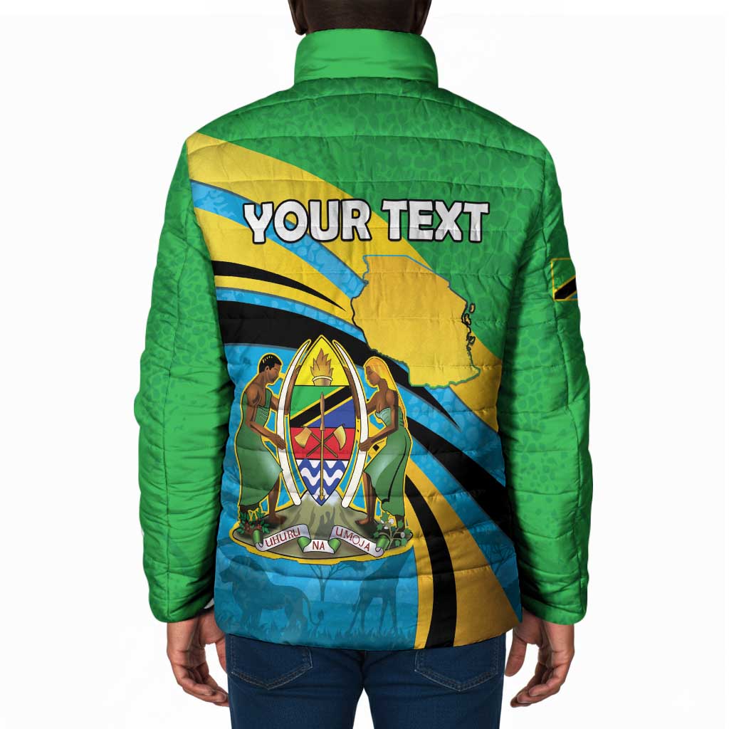 Personalized Tanzania 1963 Padded Jacket Happy Independence Day