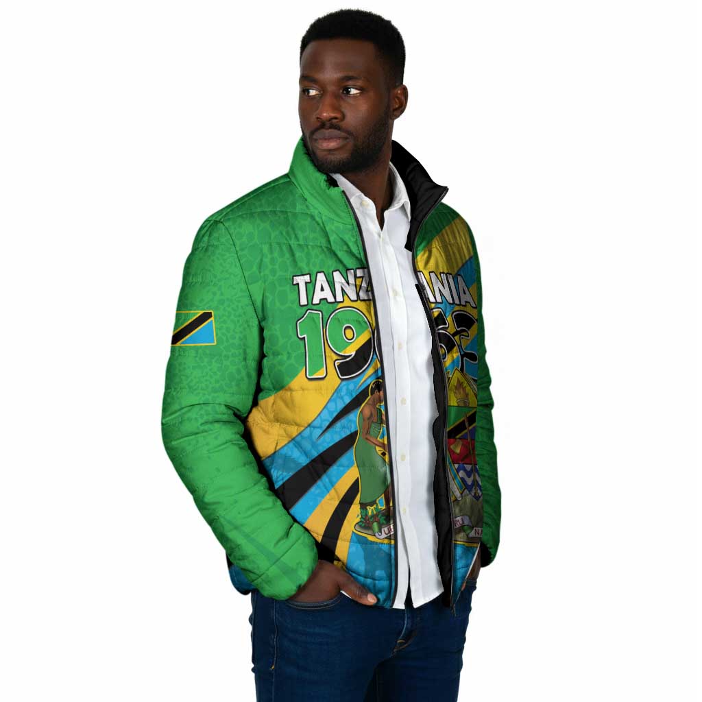 Personalized Tanzania 1963 Padded Jacket Happy Independence Day