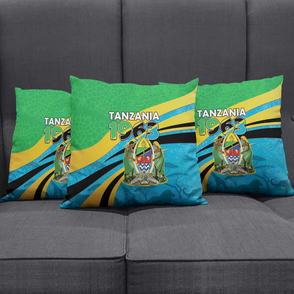 Tanzania 1963 Pillow Cover Happy Independence Day