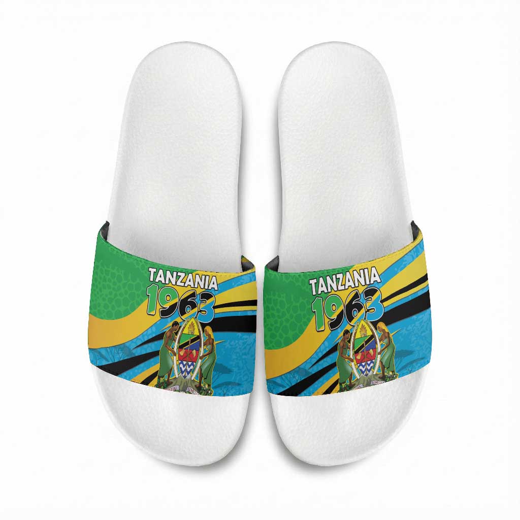 Tanzania 1963 Slide Sandals Happy Independence Day