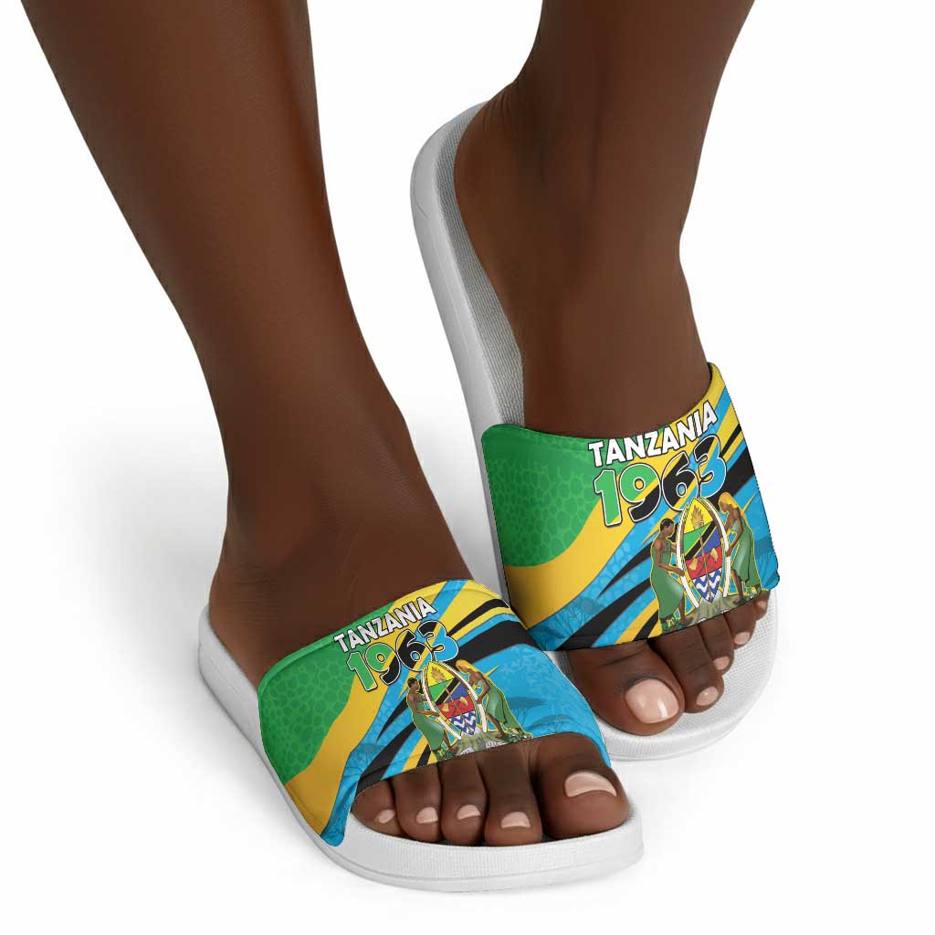 Tanzania 1963 Slide Sandals Happy Independence Day